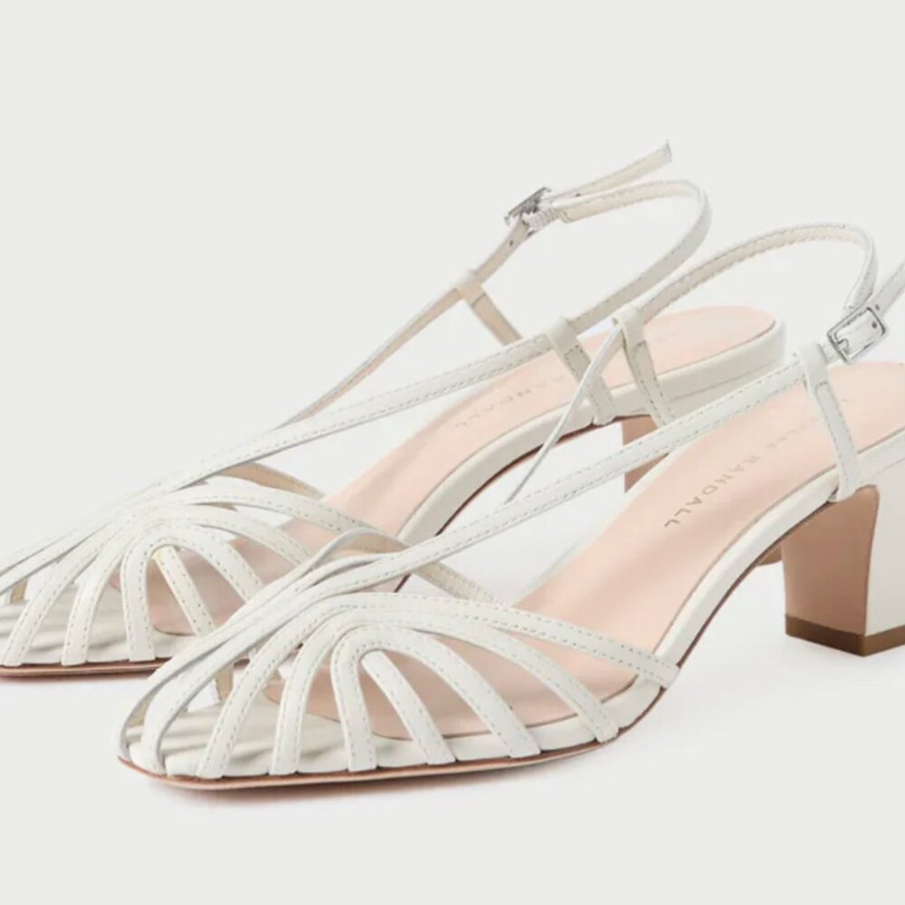 Priscilla Cream Heeled Sandal - Picture 3 of 4